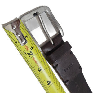 Fossil Men's Joe Casual Cow Hide Brown Leather Belt High Quality Size 32"